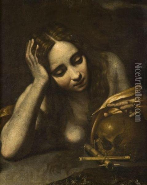 La Madeleine Penitente Oil Painting - Ercole Ii Procaccini