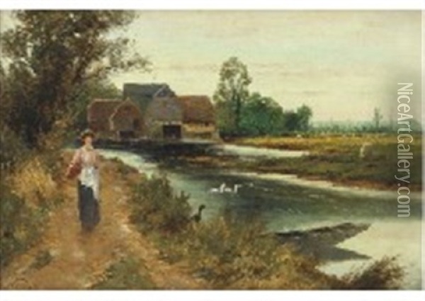 Landscape Oil Painting - Ernest Walbourn