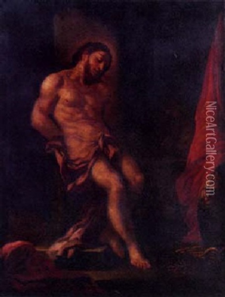 Christ Before Pontius Pilate Oil Painting - Corrado Giaquinto