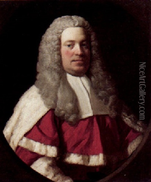 Portrait Of Judge Baron Maule Of Inverkeilor Oil Painting - Allan Ramsay