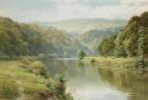 The Wye, Near Symonds Yat, Herefordshire Oil Painting - Harry Sutton Palmer