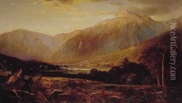 Mount Washington Oil Painting - Thomas Hill
