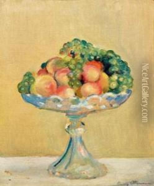 Corbeille De Fruits Oil Painting - Henri Ottman