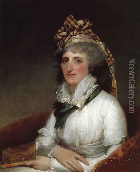 Mary Willing Clymer Oil Painting - Gilbert Stuart