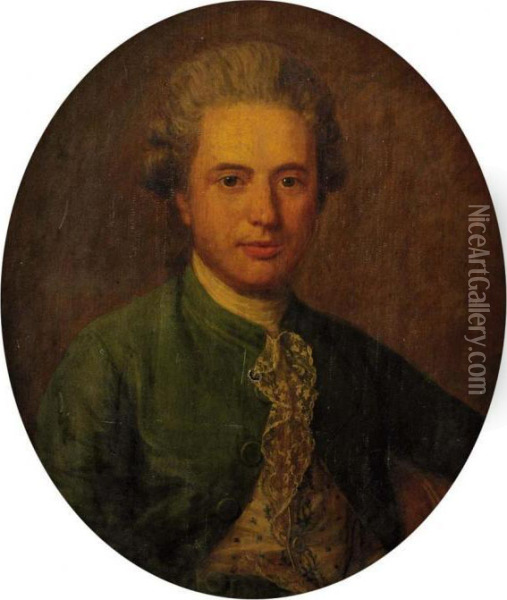 Portrait Of Anthony Fitzherbert Oil Painting - Johann Heinrich The Elder Tischbein