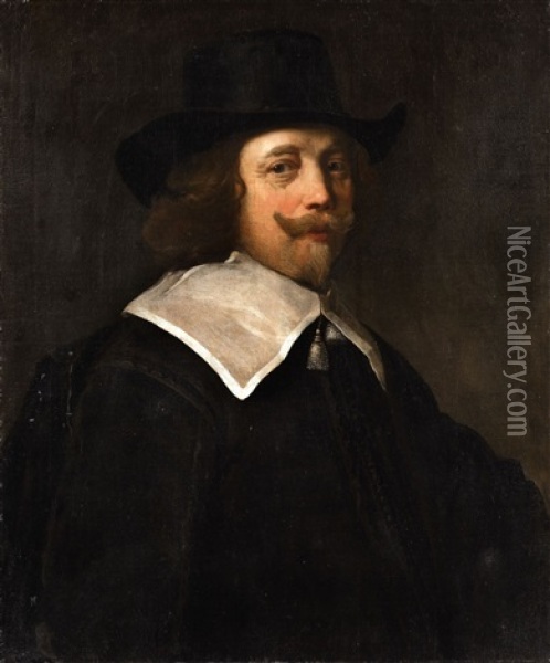 Portrait Of Cornelis De Graeff Oil Painting - Jacob Adriaensz de Backer