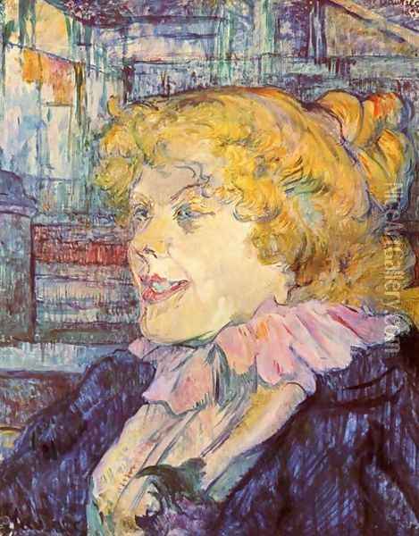 Portrait Of Miss Dolly Oil Painting - Henri De Toulouse-Lautrec