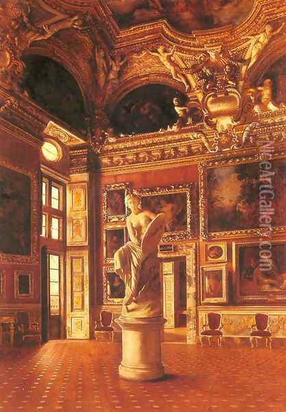 Pitti Palace, Florence Oil Painting - Oreste Costa