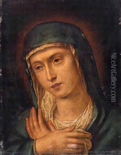 The Virgin of Sorrows Oil Painting - Willem Adriaensz Key