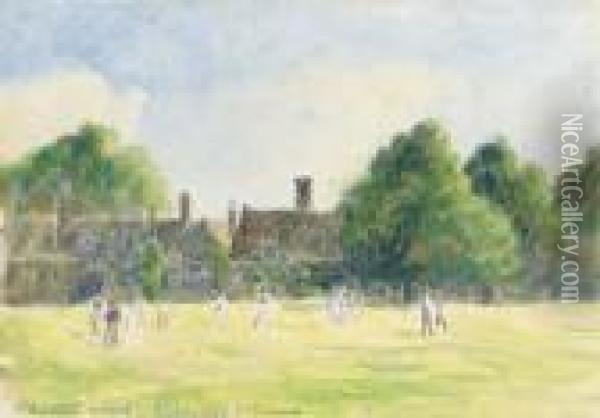 Hampton Court - London Oil Painting - Camille Pissarro