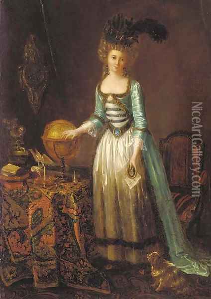 Portrait of a lady Oil Painting - Marguerite Gerard
