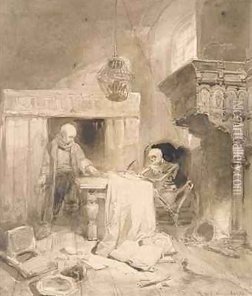 Philemon 1838 Oil Painting - Wijnandus Johannes Josephus Nuyen