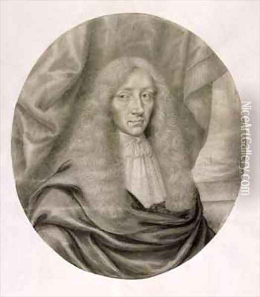 Portrait of Robert Boyle 1627-91 Oil Painting - William Faithorne