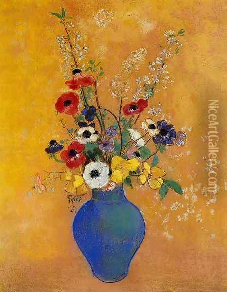 Vase Of Flowers7 Oil Painting - Odilon Redon
