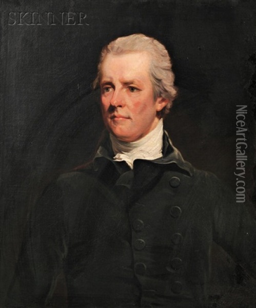 Portrait Of The Right Honorable William Pitt The Younger Oil Painting - Sir John Hoppner