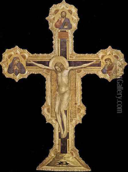 Crucifix 1317 Oil Painting - Giotto Di Bondone