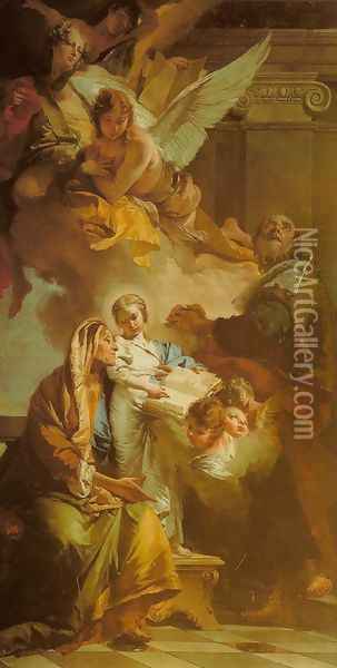 Education of the Virgin (Educazione della Vergine) Oil Painting - Giovanni Battista Tiepolo