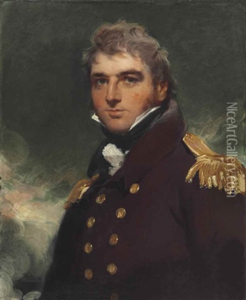 Portrait Of The Hon. Sir Charles Paget, G.c.h. (1778-1839), Half-length Oil Painting - Thomas Lawrence