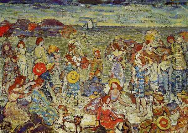 The Cove4 Oil Painting - Maurice Brazil Prendergast
