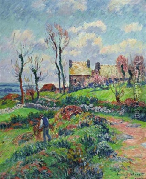 Environs D'audierne Oil Painting - Henry Moret