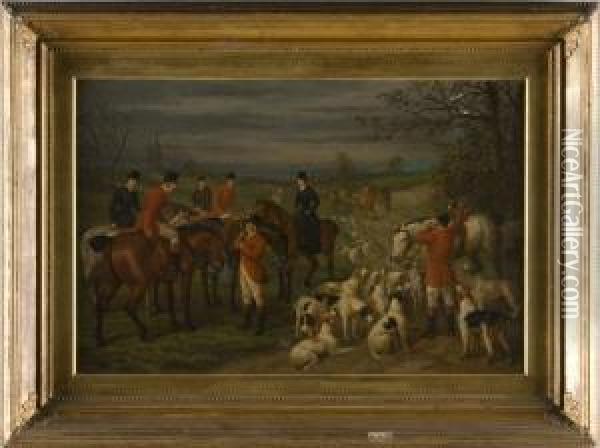 The Hunt Oil Painting - Edward Benjamin Herberte