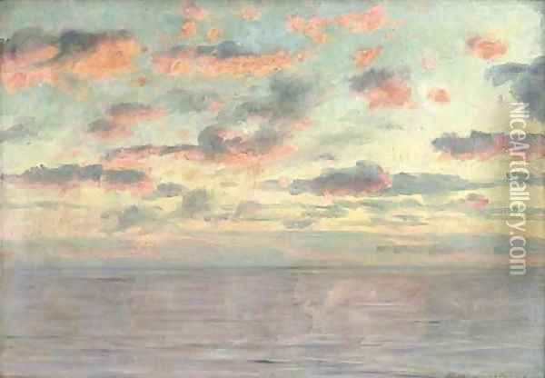 Sea and sky Oil Painting - Alexander Thomas Harrison