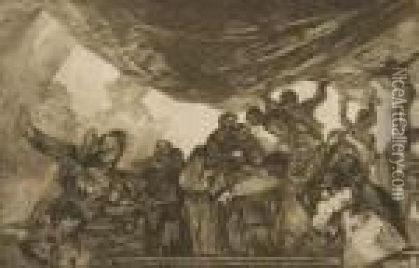 Les Disparates Oil Painting - Francisco De Goya y Lucientes