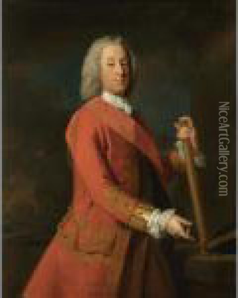 Portrait Of General Sir James Campbell Of Lawers Oil Painting - Allan Ramsay