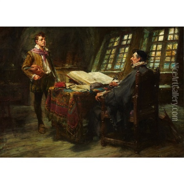 The Boyhood Of Sir Francis Drake Oil Painting - Arthur David Mccormick