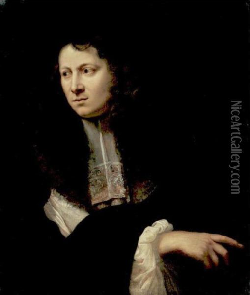 Portrait Of A Gentleman Oil Painting - Philippe de Champaigne