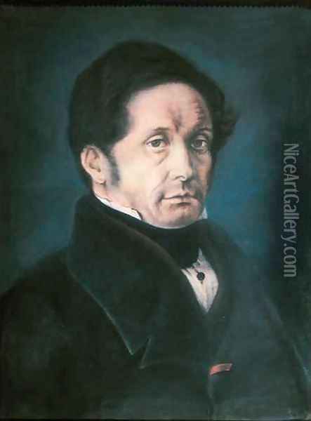 Jean-Joseph Pasteur 1791-1865 1842 Oil Painting - Louis Pasteur