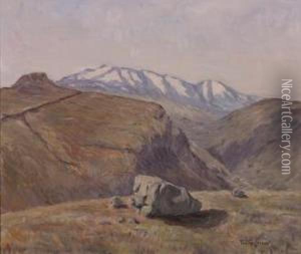 Boverdalen, Galhopiggen Oil Painting - Thorvald Hagbart Torgersen
