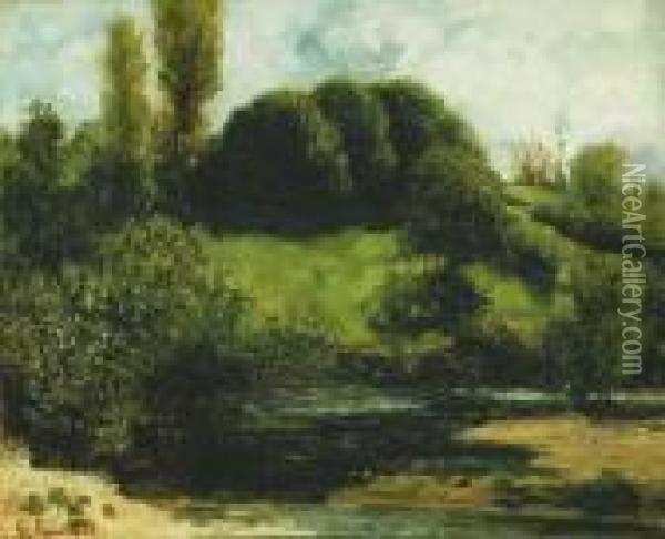 Vue De Franche-comte Oil Painting - Gustave Courbet