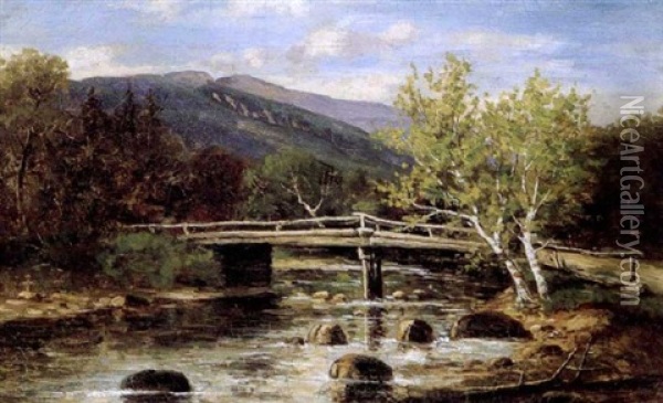 Mount Washington And Ellis River Oil Painting - Frank Henry Shapleigh