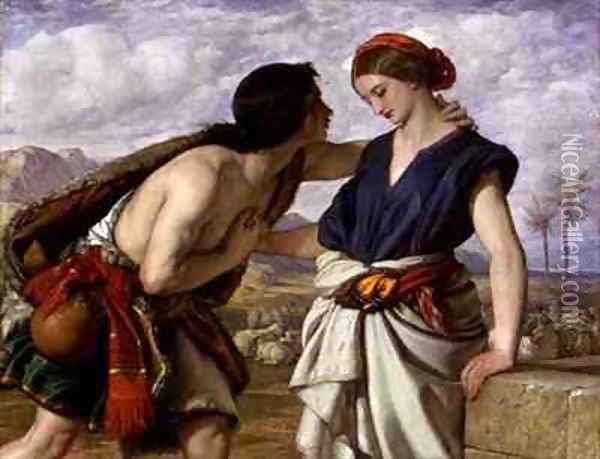 The Meeting of Jacob and Rachel 2 Oil Painting - William Dyce