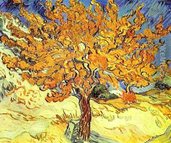 Mûrier 1889 Oil Painting - Vincent Van Gogh