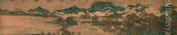 Landscape Oil Painting - Ding Guanpeng