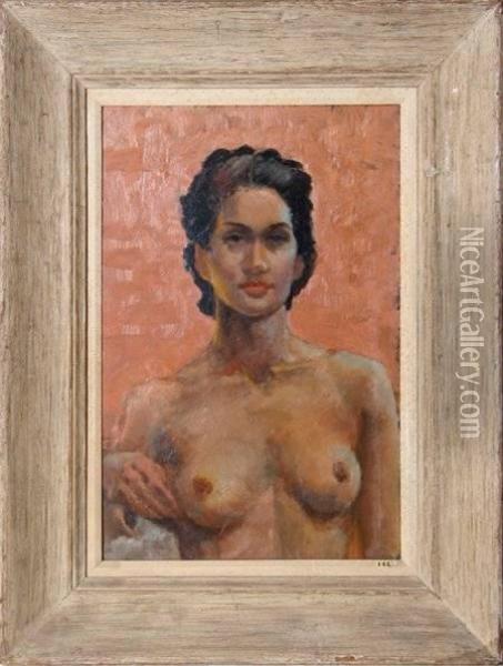 Untitled (nude) Oil Painting - Joseph Bunker