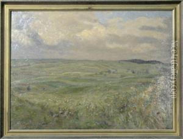 Schwabische Landschaft Oil Painting - Erwin Starker