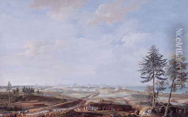 The Siege of Yorktown in 1781, 1784 Oil Painting - Louis Nicolael van Blarenberghe