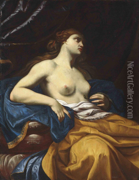 Cleopatra Oil Painting - Guido Cagnacci