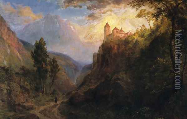 The Monastery of San Pedro Oil Painting - Frederic Edwin Church