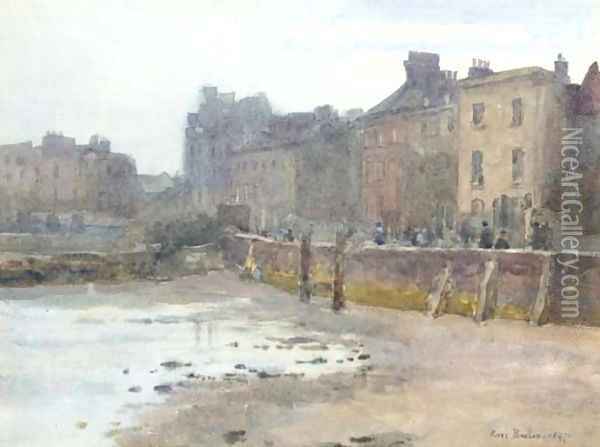 Old Chelsea Wall, London Oil Painting - Rose Barton