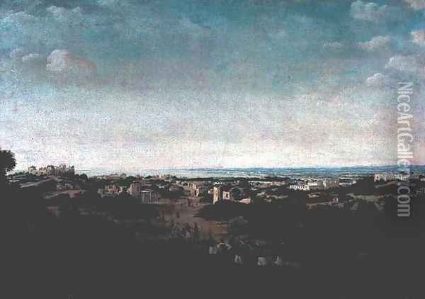 Panoramic view of Olinda Oil Painting - Frans Jansz. Post