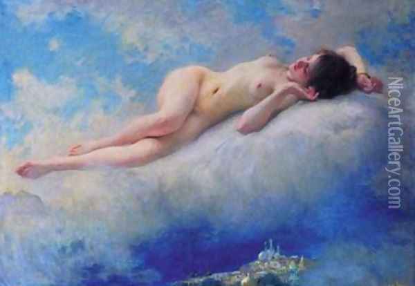 Rêve d'Orient (Dream of the Orient) Oil Painting - Lenoir Charles Amable