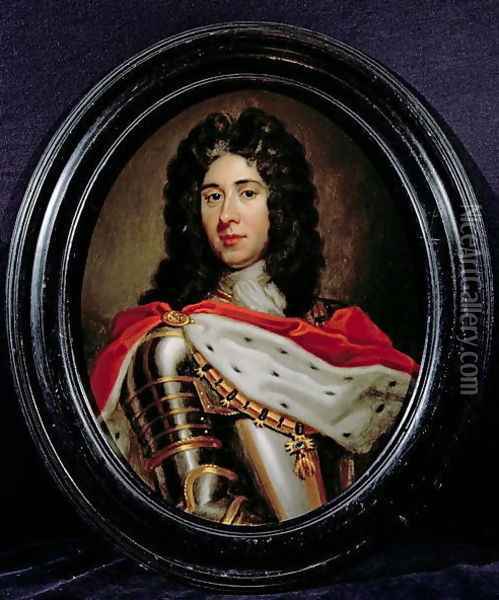 Portrait of Prince Eugene de Savoie 1663-1736 Oil Painting - Sir Godfrey Kneller