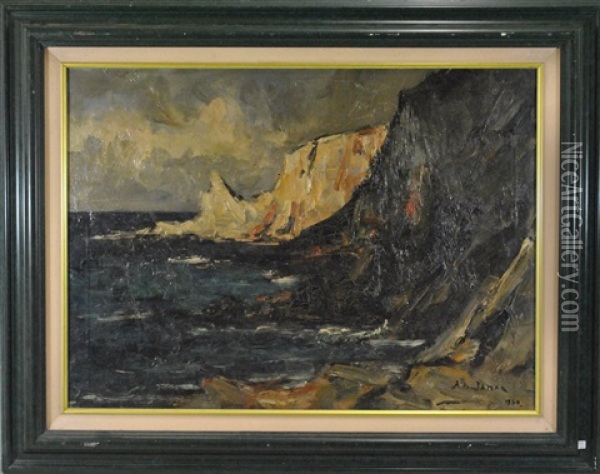 Cote De Bretagne Oil Painting - Armand Gustave Gerard Jamar