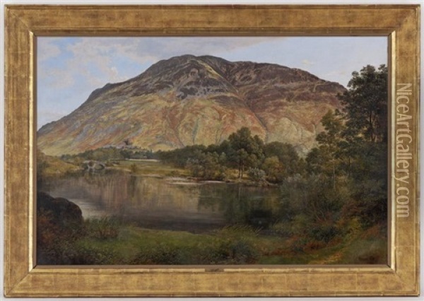 Lac De Montagne Oil Painting - George Vicat Cole