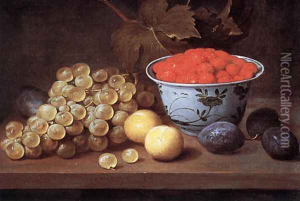 Still-Life with Fruit Oil Painting - Jacob Fopsen van Es