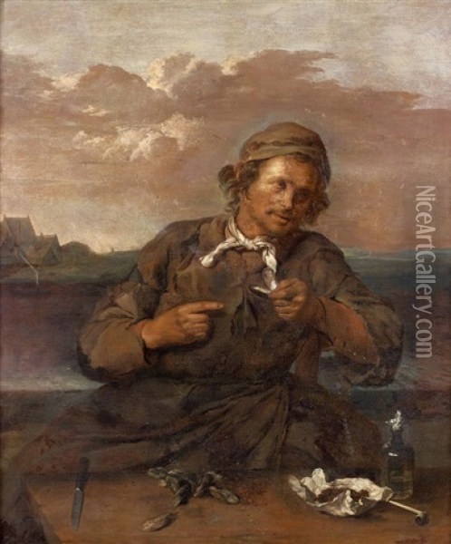 Le Mangeur De Moules Oil Painting - Frans Hals